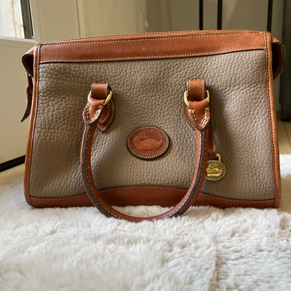 Vintage Classic Dooney & Bourke Leather Satchel - Picture 9 of 15